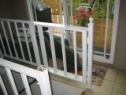 3. Metal pool fencing as balustrade.